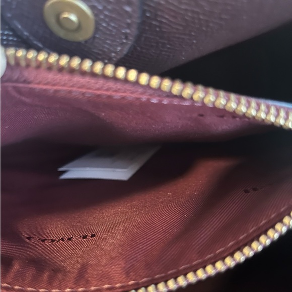 COACH Willow Soft Slouchy Bucket Bag Black NWT 2 detachable adjustable straps. - Picture 8 of 9